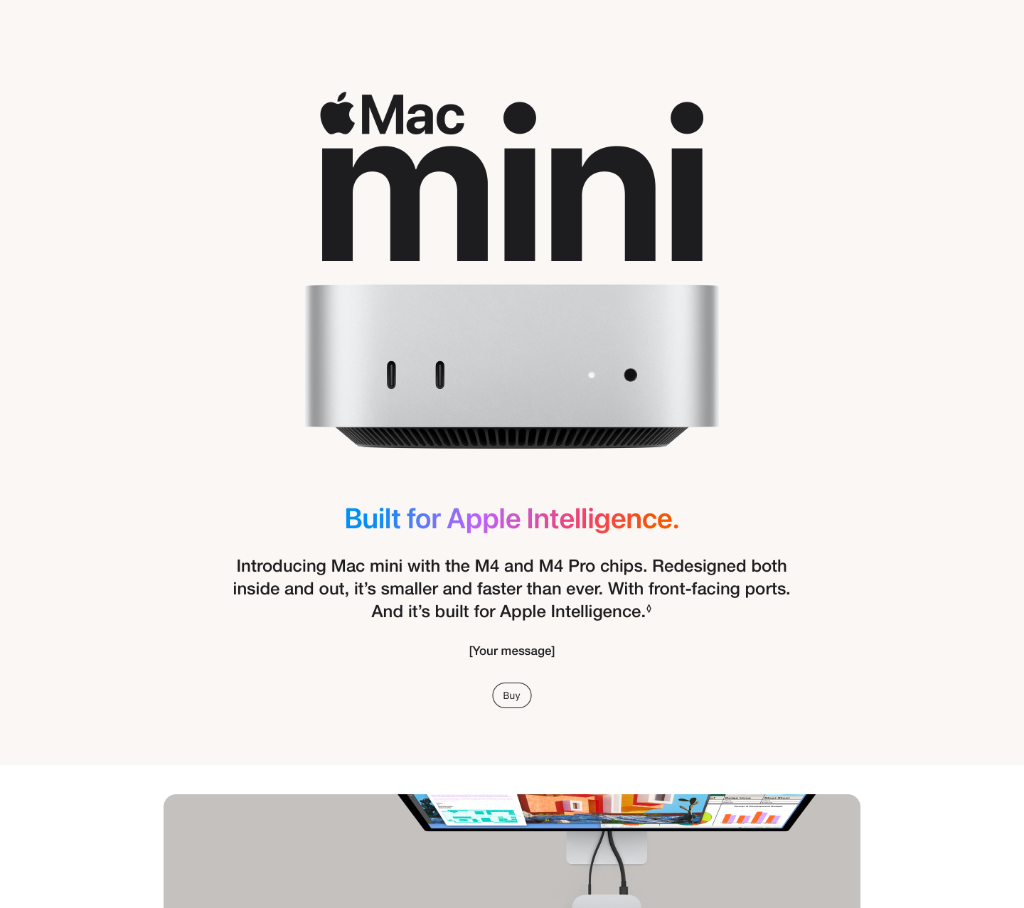 Mac mini with Apple M4/M4 Pro chip | Shopee Singapore