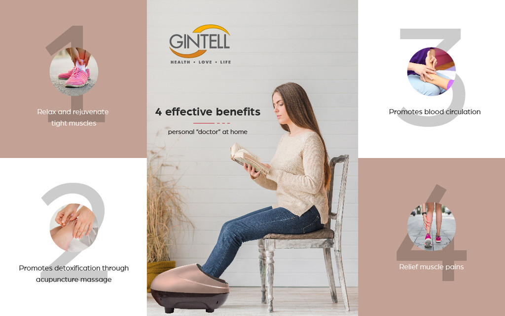 GINTELL G-Beetle EZ Foot Massager Shopee Singapore