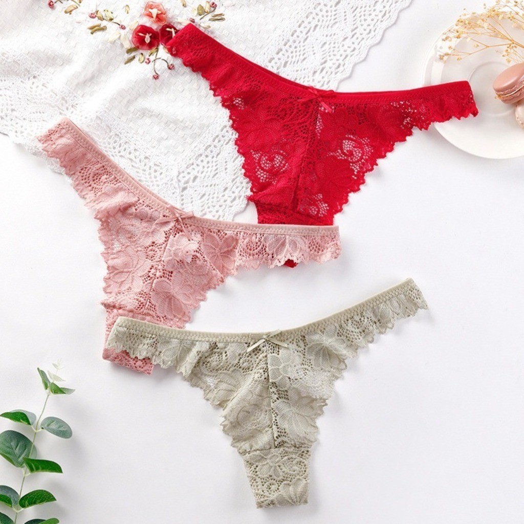 ZXYOUPING Lace Seamless T Back for Sex Women Panties Sexy Hollow Out ...
