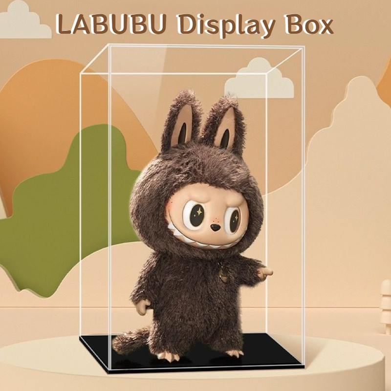 POP MART Labubu Display Box Labubu Vinyl Figure Cover Zimomo Cover ...
