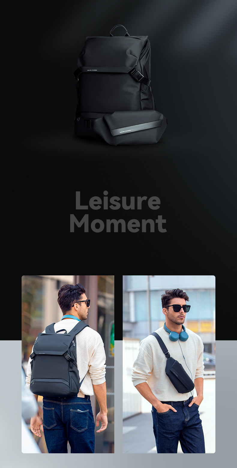 MARK RYDEN Laptop Backpack Combo Pack 2-In-1 | Shopee Singapore
