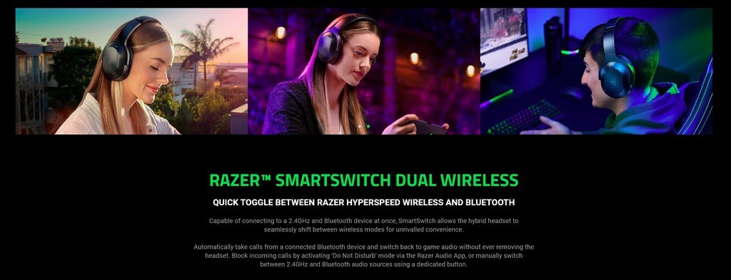 Razer Barracuda Pro - Wireless Gaming Headset with Hybrid ANC | Shopee ...