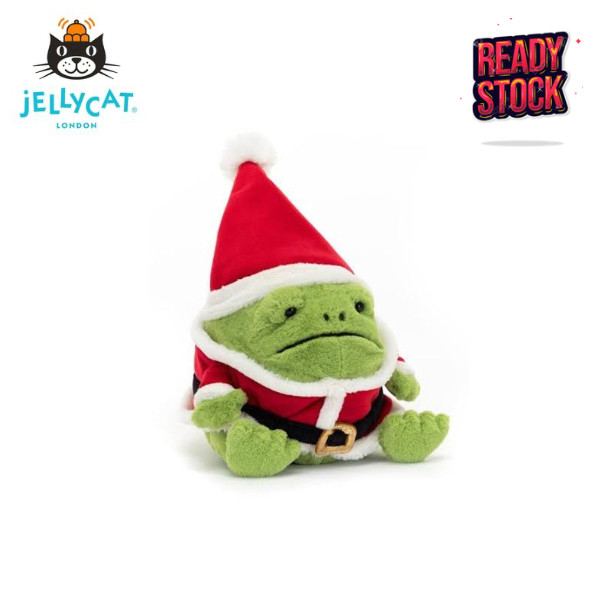 Original Jellycat Santa Ricky Rain Frog (Ready Stock) | Shopee Singapore