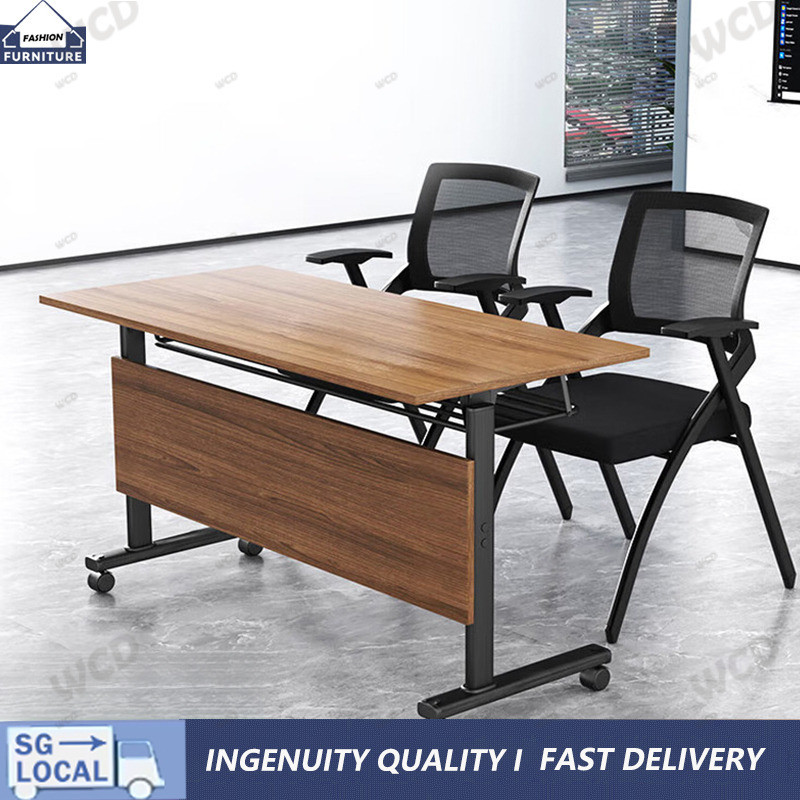 WDD Foldable Table Conference Training Foldable Table And Chair Set ...