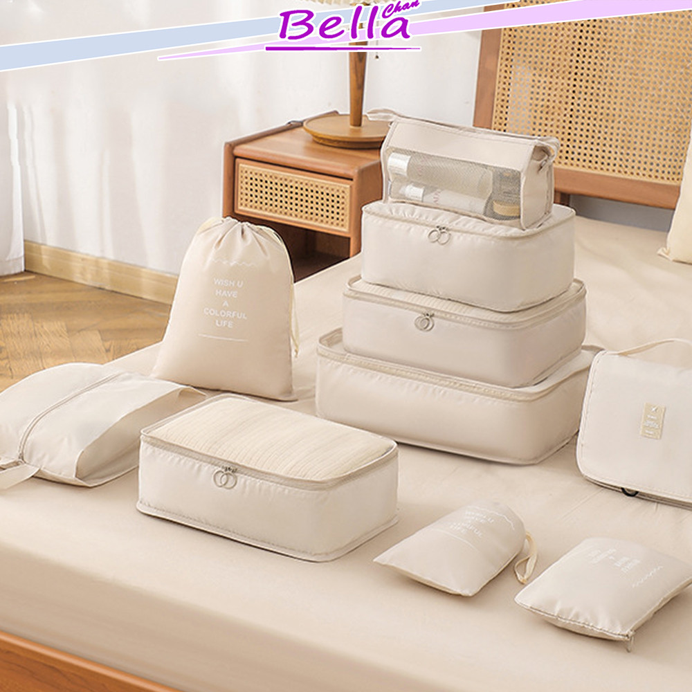 TRAVEL STORAGE BAG Type 6/7/8/9/10 in 1 Set Travel Packing Clothes ...
