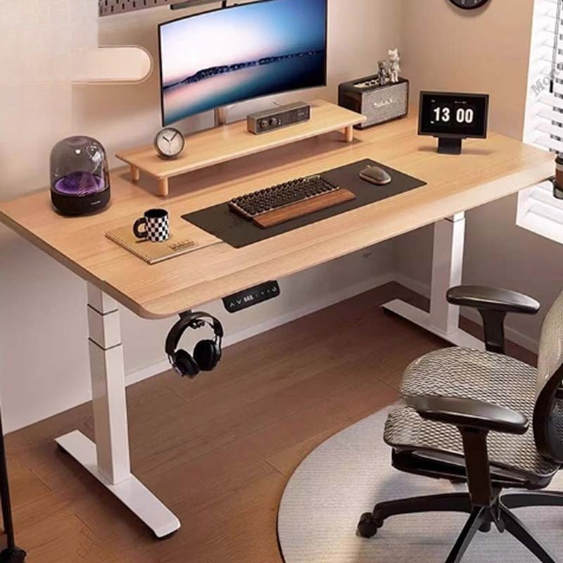 Height Adjustable Table Lifting Computer Chair Set Home Desk Gaming ...