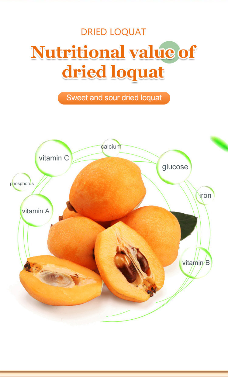🔥HOT🔥Bamboo Bee Salt Loquat Dried Fruit/Dried Loquat Fruit Snack ...