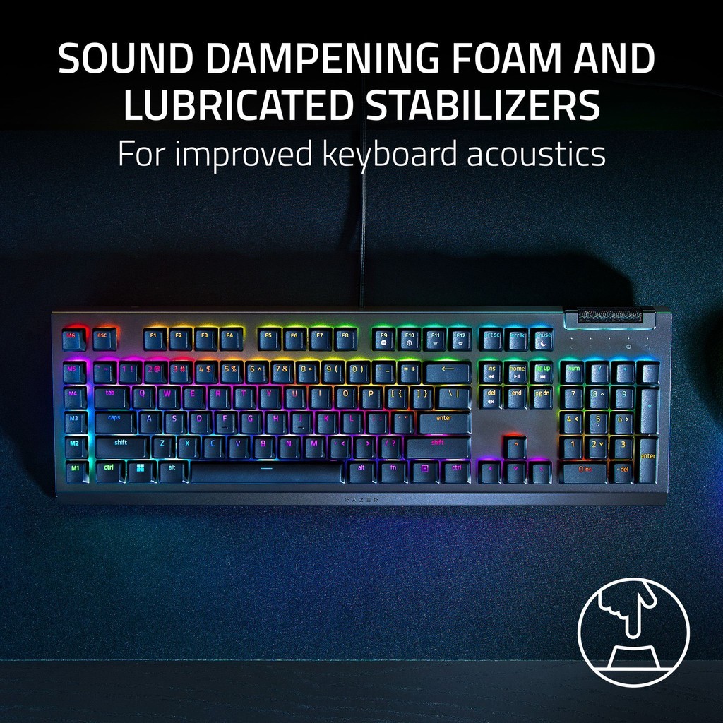Razer BlackWidow V4 X - US Layout - Mechanical Gaming Keyboard with ...