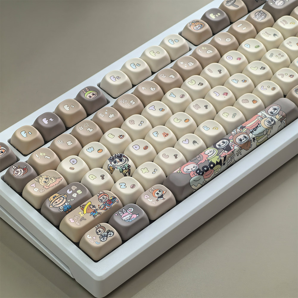 LABUBU Keycap MOA Profile 120+ Keys PBT Dye Sublimation Wooting MAD ...