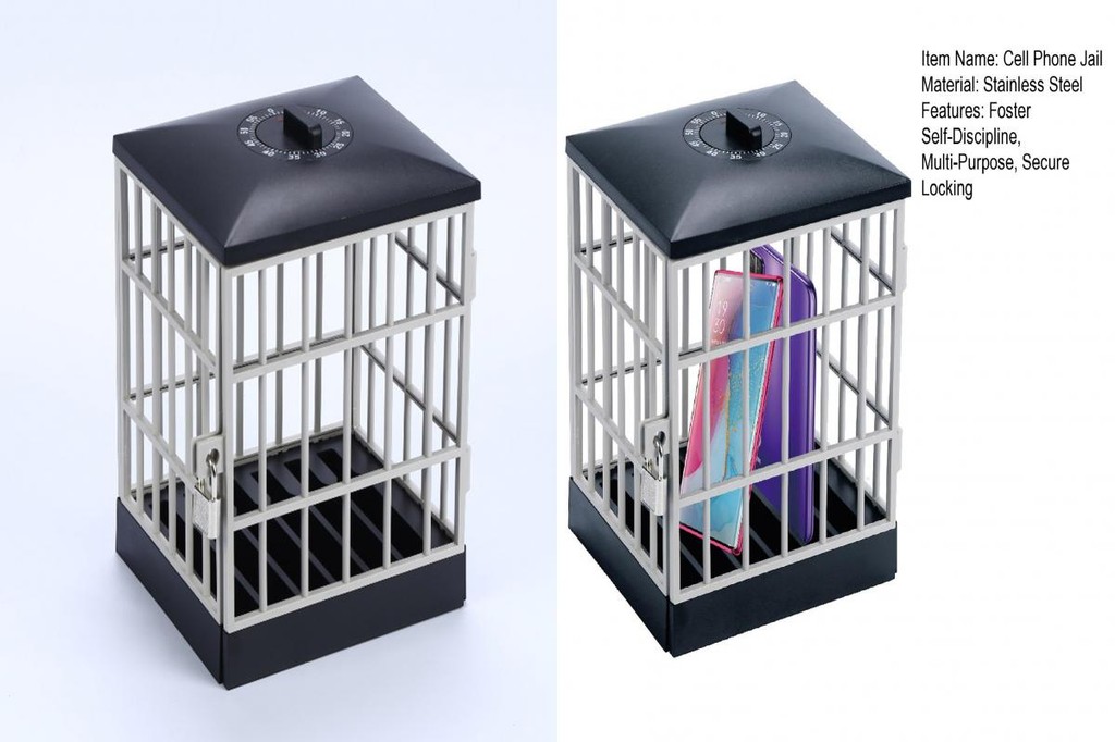 Screen Time Accountability Phone Cage Mobile Phone Prison Lock Box with ...