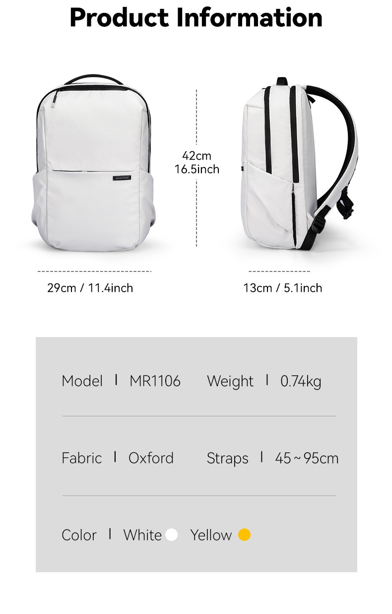 MARK RYDEN Casual Daypack 20L Lightweight Backpack School Bag | Shopee ...