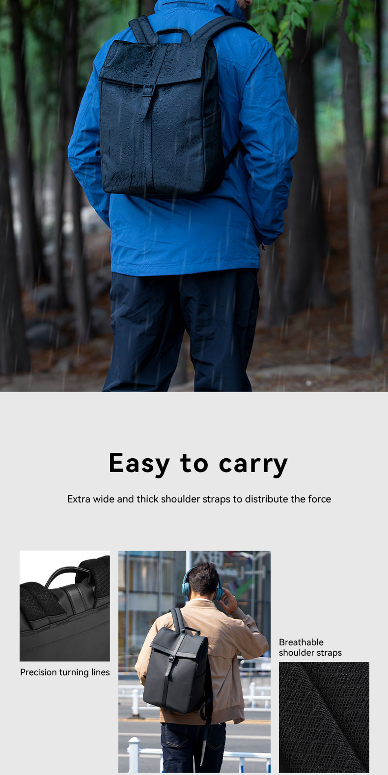 MARK RYDEN Laptop Backpack Light Travel | Shopee Singapore