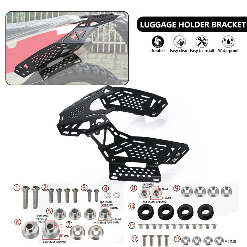 2023 2024 Rear Luggage Fender Luggage Rack For KOVE 450 Rally 450RALLY ...