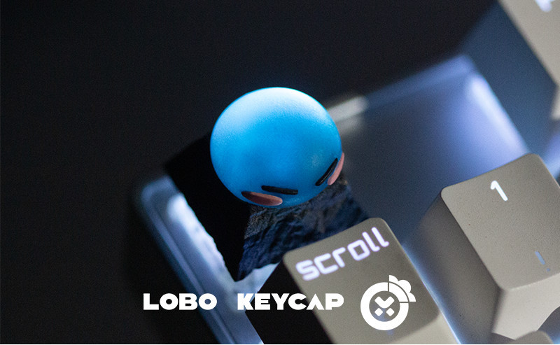 Rimuru Keycap Cute Cartoon MX Switch Mechanical Keyboard Handmade Resin ...