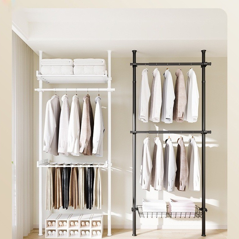 Local Stock Heavy Duty Standing Clothes Rack DIY Wardrobe Combination ...