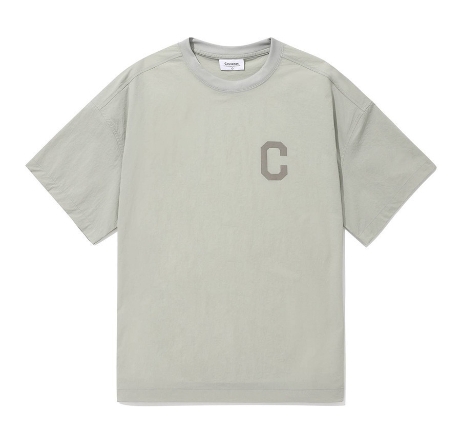 COVERNATのTech Nylon Basic T-Shirt 全3色 MUSINSA | COVERNAT Tech Nylon Basic T-Shirt Charcoal