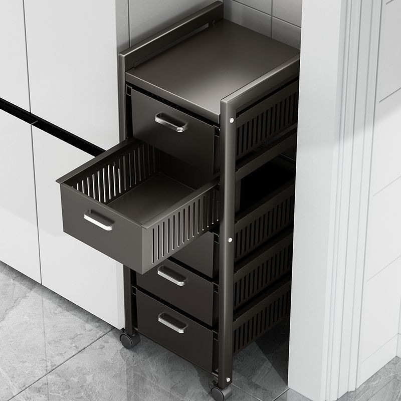 Drawer-style Store New Storage Rack Basket[Floor Storage Rack]Clutter ...