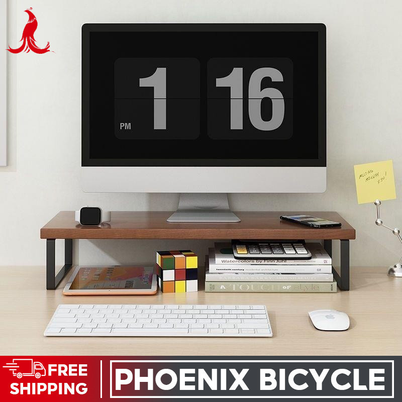 PHO monitor stand, monitor stand, writing stand, laptop stand, wooden ...