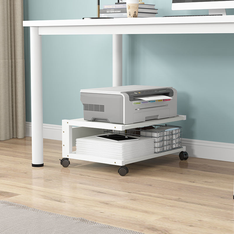 Under Desk Storage Rack Printer Stand Main Frame Bank Storage Rack ...