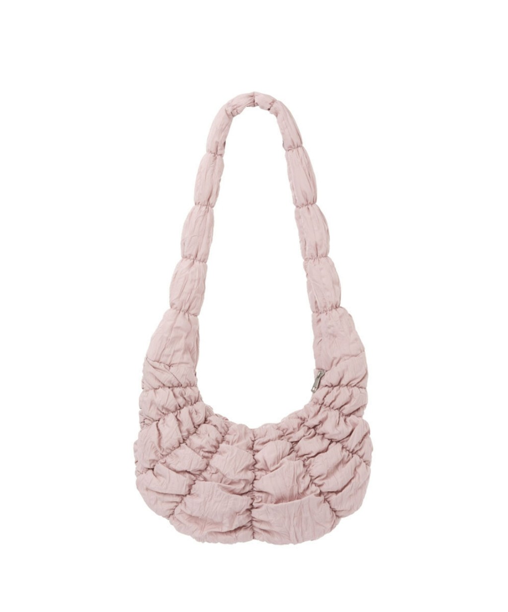 ●NERDY● Pleated Ribbon 2-Way Hobo Bag (3色) NERDY Mini Pleated Ribbon Hobo Bag Ivory – SeoulSeoul