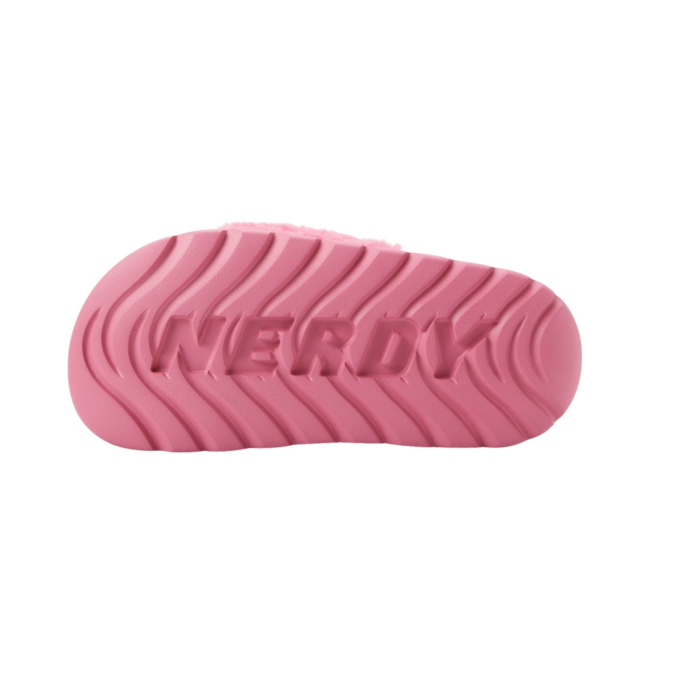 NERDY Lovely Letter Fleece Slide | Shopee Singapore