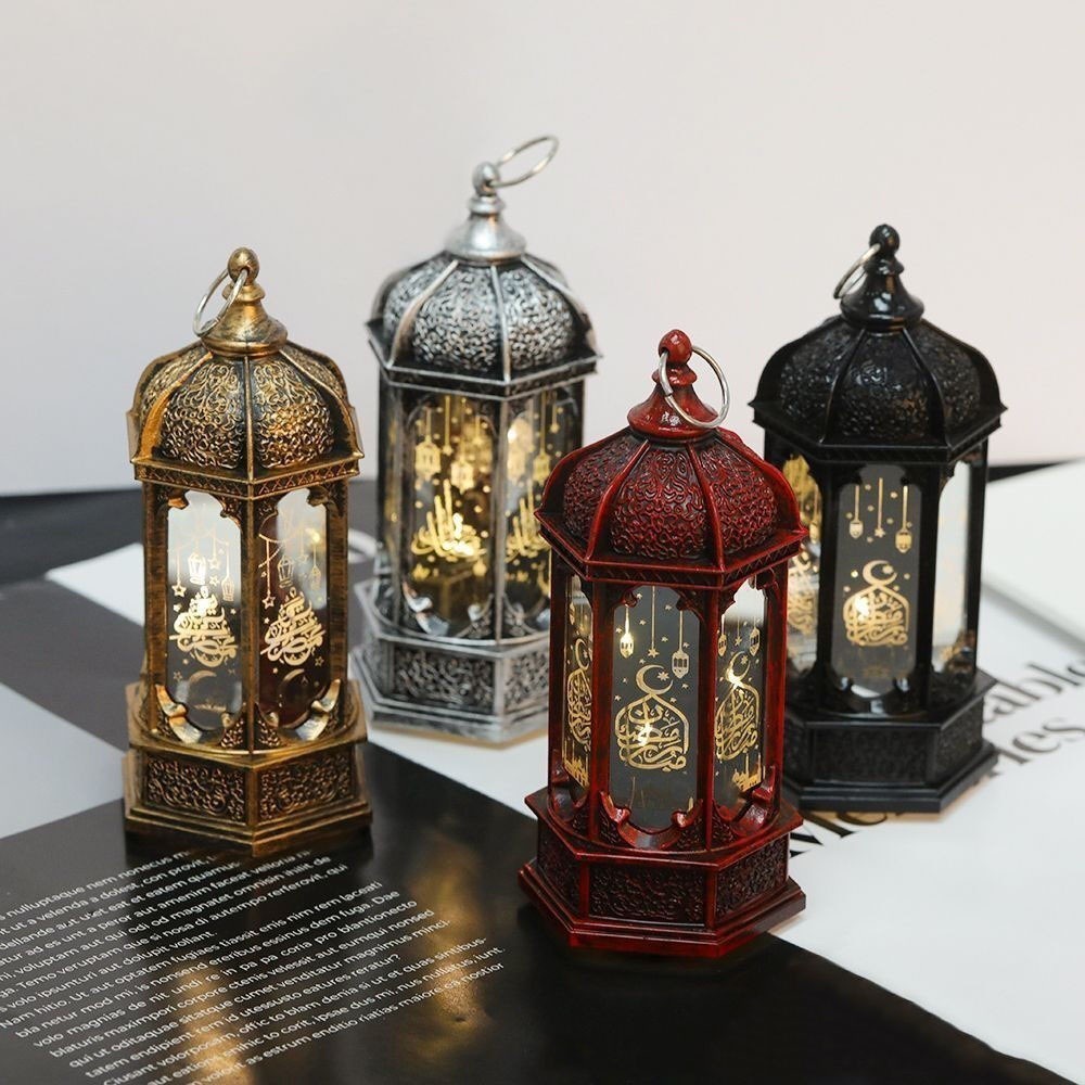 2025 Hari Raya Atmosphere Lantern LED Eid Retro Night Light Slamic ...