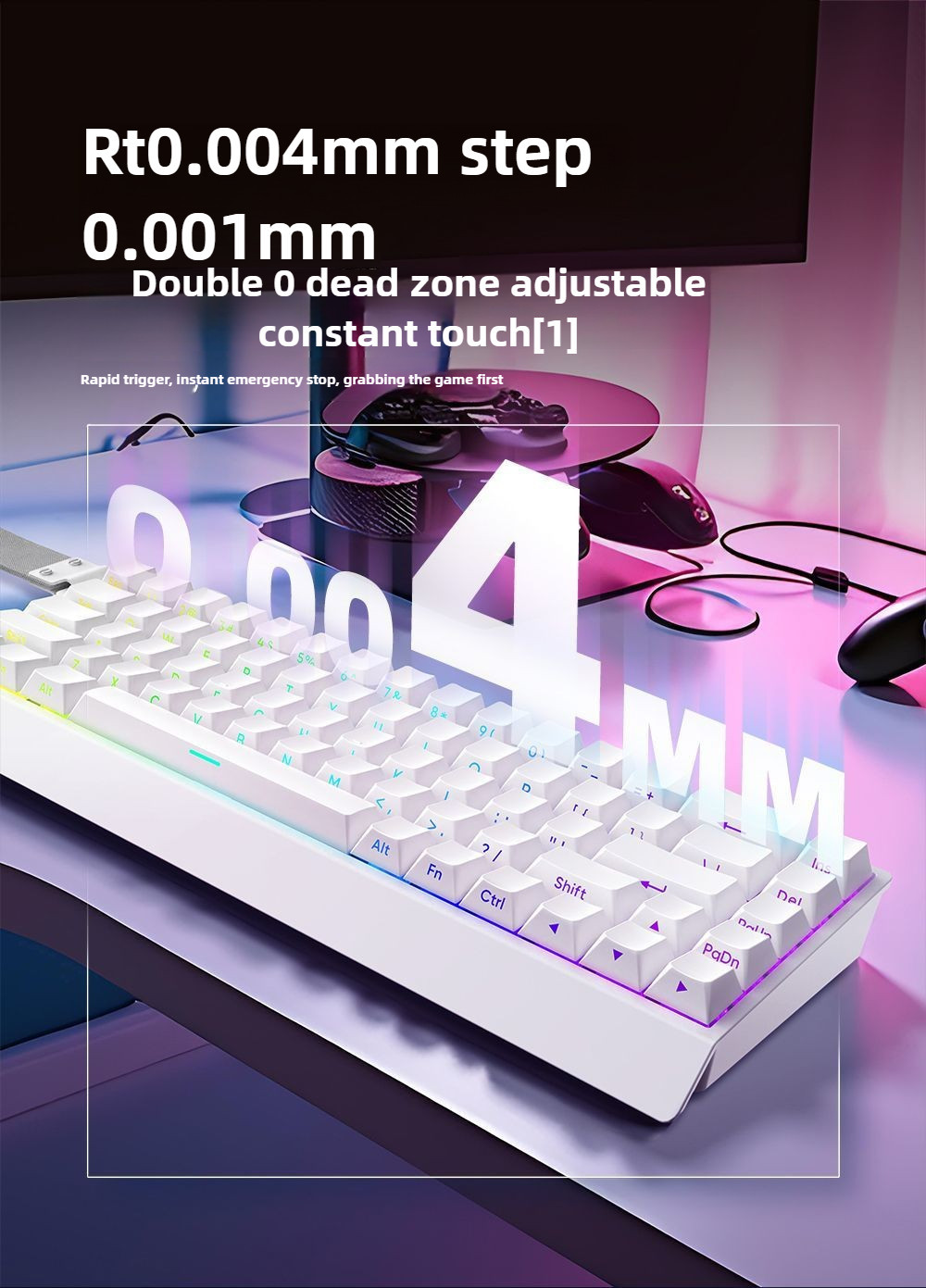 Mercury 68 Magnetic Switch Mechanical Keyboard 0 Dead Zone Hot ...