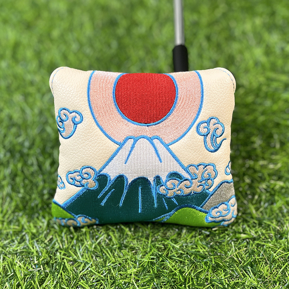 Golf Club Cover Taylor Strong Magnetic Square Putter Cap Cover Sunrise ...