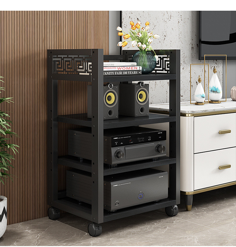 New HIFI Multi-layer Amplifier Cabinet Speaker Stand Storage Rack Open ...