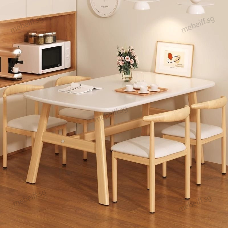 Dining Table Set For Home Use Light Luxury Simple Table Carbon Steel ...