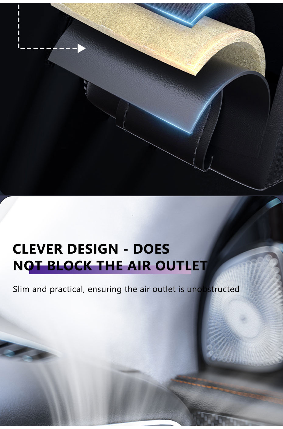 Car Airoutlet Storage Box Hanging Bag Organizer Phone Holder Car ...