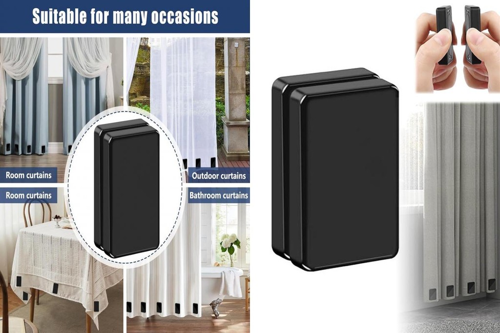 mooncute| Heavy Duty Curtain Magnets Magnetic Drapery Weights Portable ...
