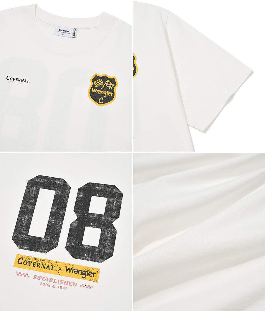 COVERNAT X Wrangler Collaboration] 08 Vintage T-shirt Unisex