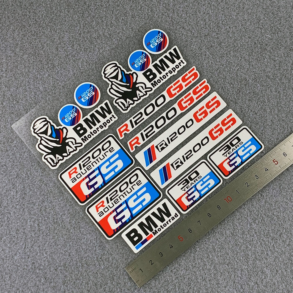 Reflective Car Emblem Badge Sticker Decals for BMW GS R1200 Motorsport ...