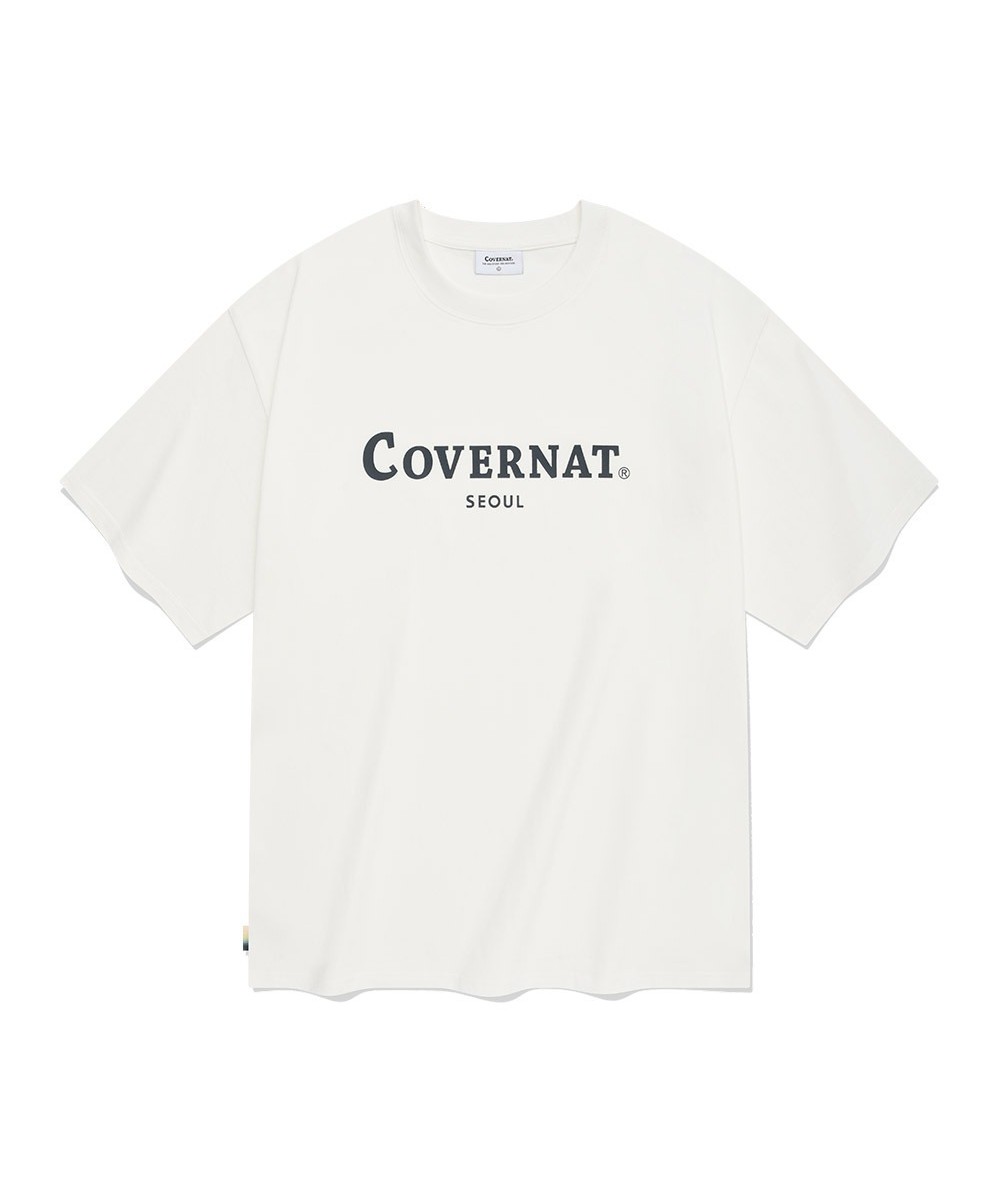 COVERNATのSeoul Logo T-Shirt 全4色 MUSINSA | COVERNAT Seoul Logo T-Shirt Black