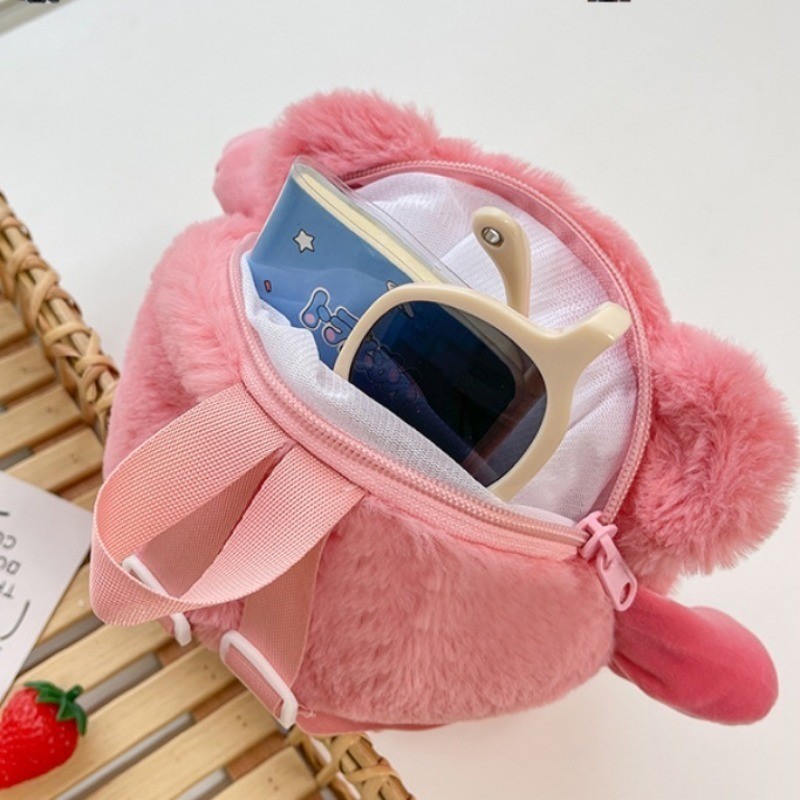 2025 New Cute Pochacco Plush Doll Shoulder Bag Kuromi Melody Pudding ...