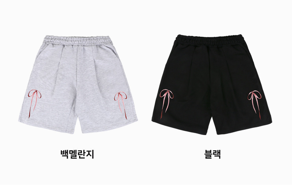 【AMBLER】 Ribbon shorts Bermuda one tuck sweat shorts MUSINSA | AMBLER Ribbon shorts Bermuda shorts one-tuck sweat