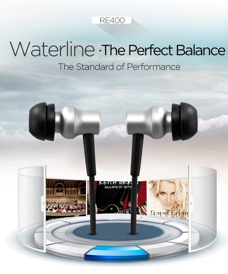 Hifiman RE400 Waterline, In-Ear Monitors: Titanium Dynamic Driver ...