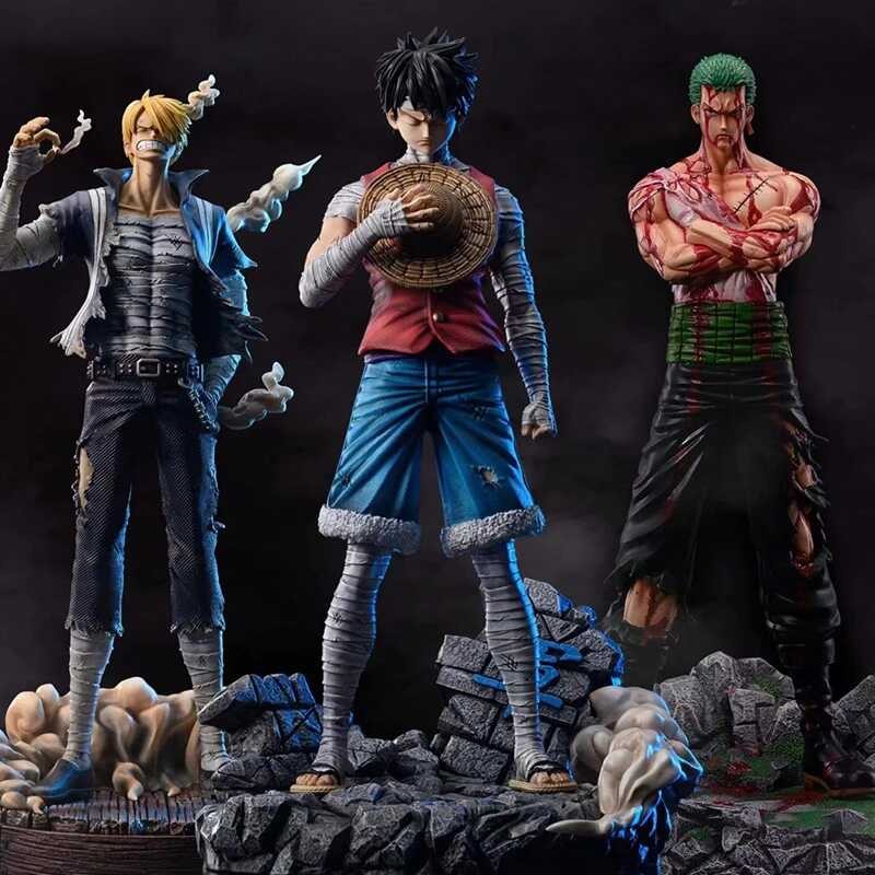 New Replica PVC zoro One Piece statue straw hat Monkey D Luffy NO Dream Studio
