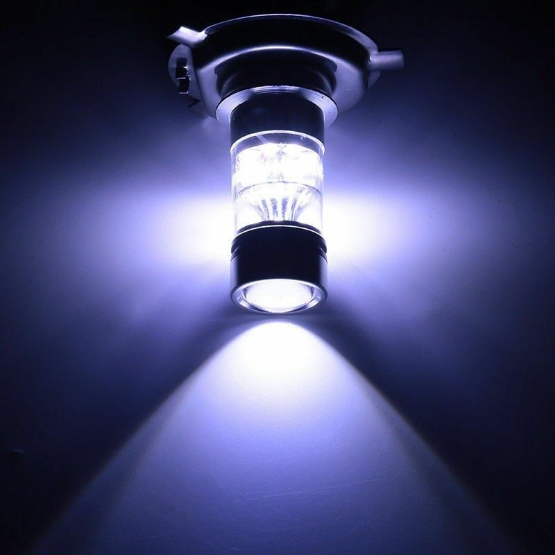 LED2 * LED Bulb H4 8000K 20-LED White 2 Bulbs High And Low Headlights ...