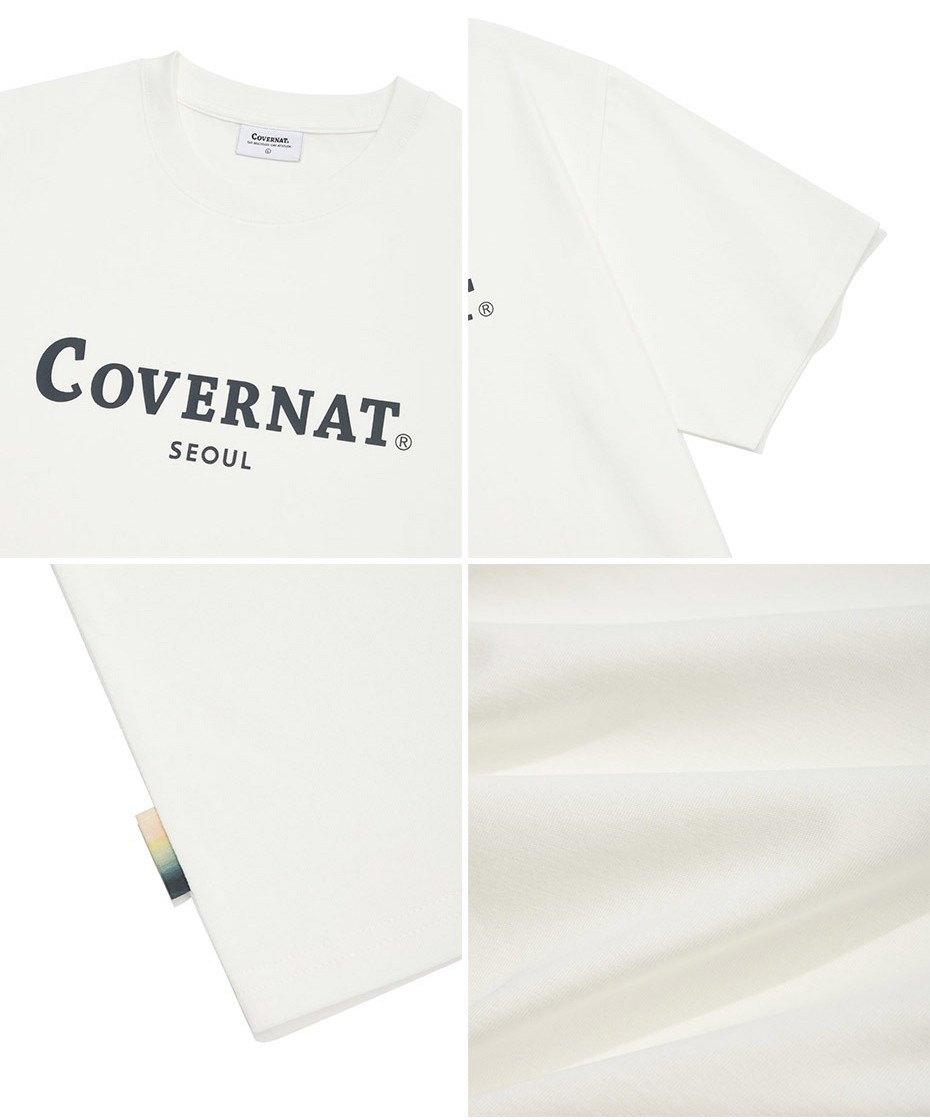 COVERNATのSeoul Logo T-Shirt 全4色 MUSINSA | COVERNAT Seoul Logo T-Shirt Black