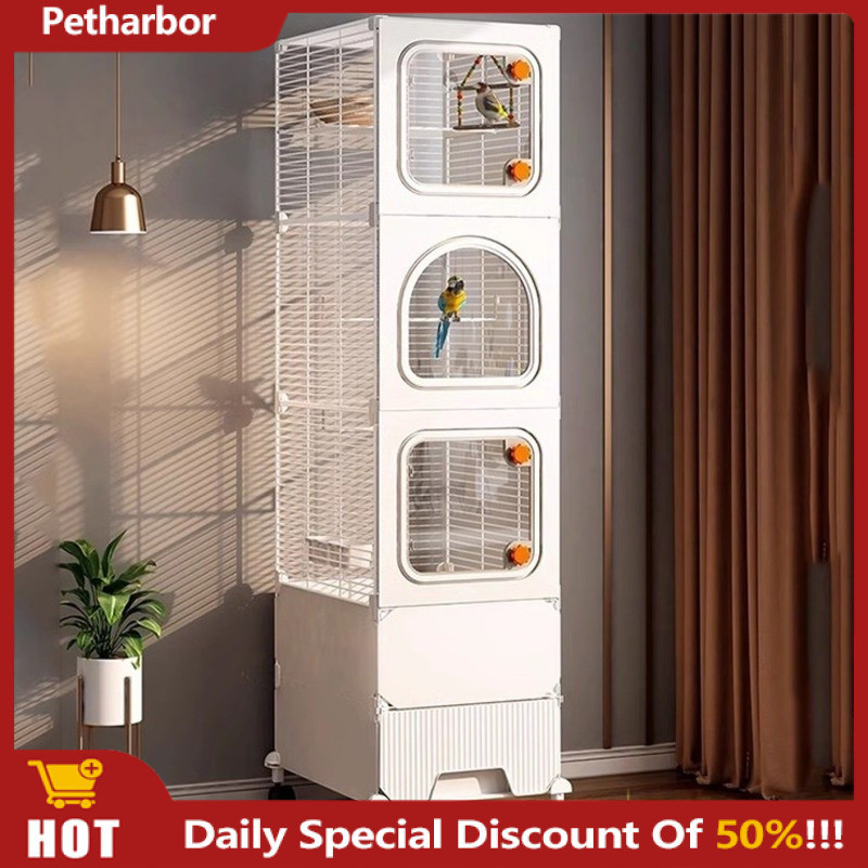 Photo inspiration: Gallery Detail: Bird Cage Birdcage Parrot Splash Proof Home Large Exclusive Ecological