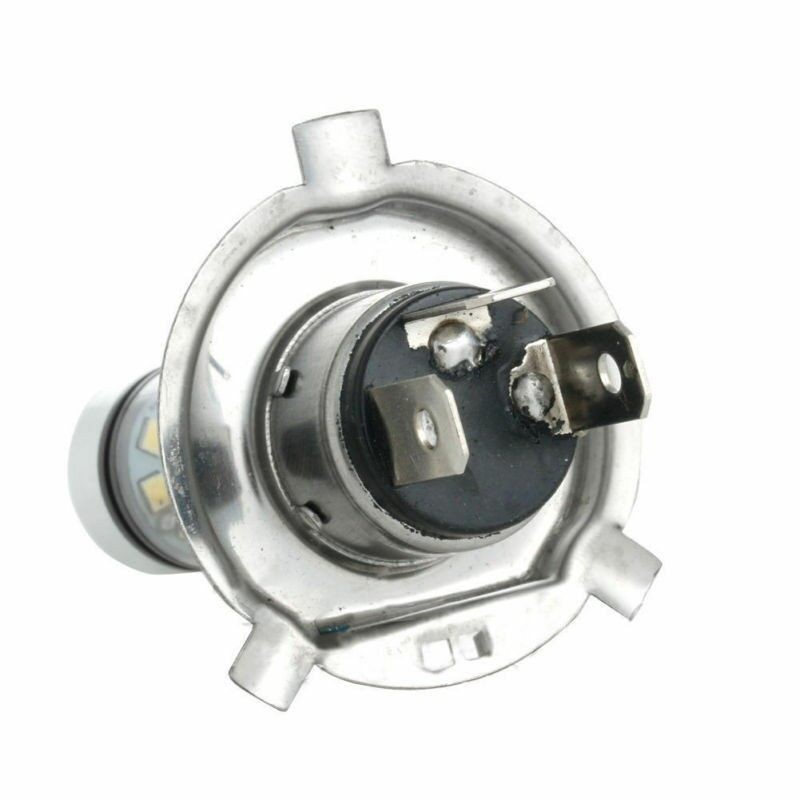 LED2 * LED Bulb H4 8000K 20-LED White 2 Bulbs High And Low Headlights ...