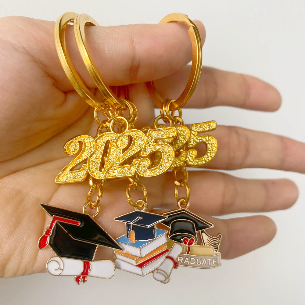 10 Sets Graduation Inspirational Gift Class of 2025 Bulk Gift Keychain ...