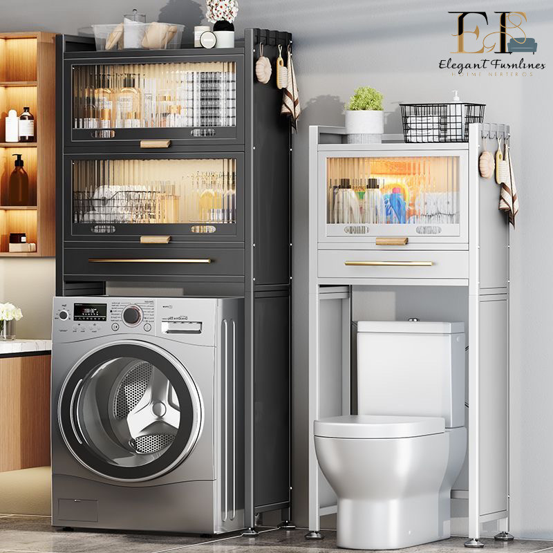 Illustration of Moisture Resistant Laundry Cabinets Storage