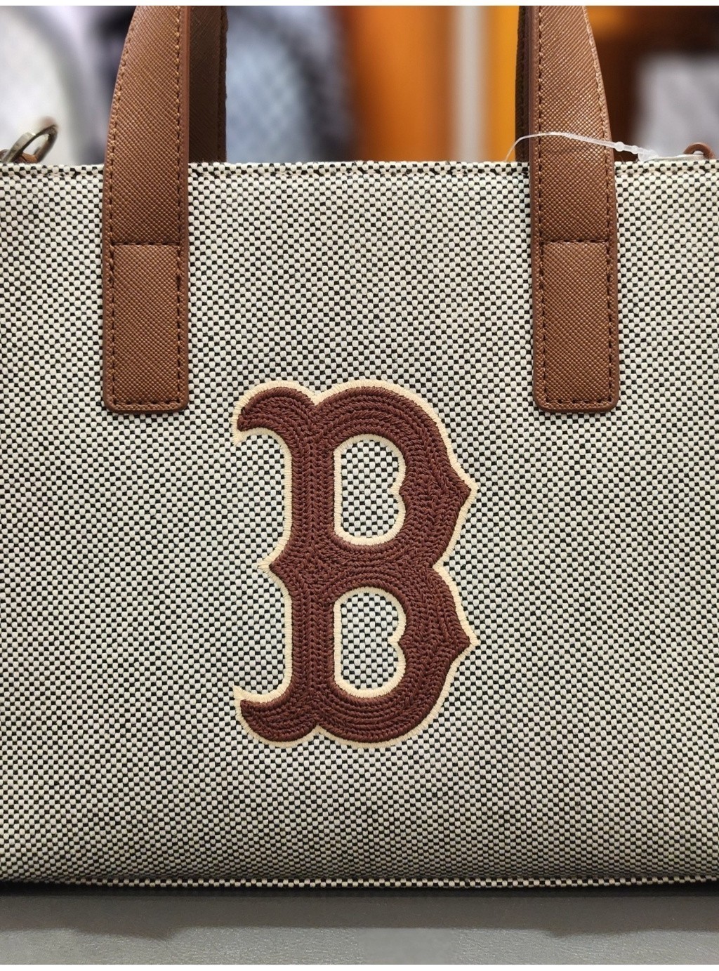 MLB Basic Big Logo Canvas Small Tote Bag - 2 COLOR | Shopee