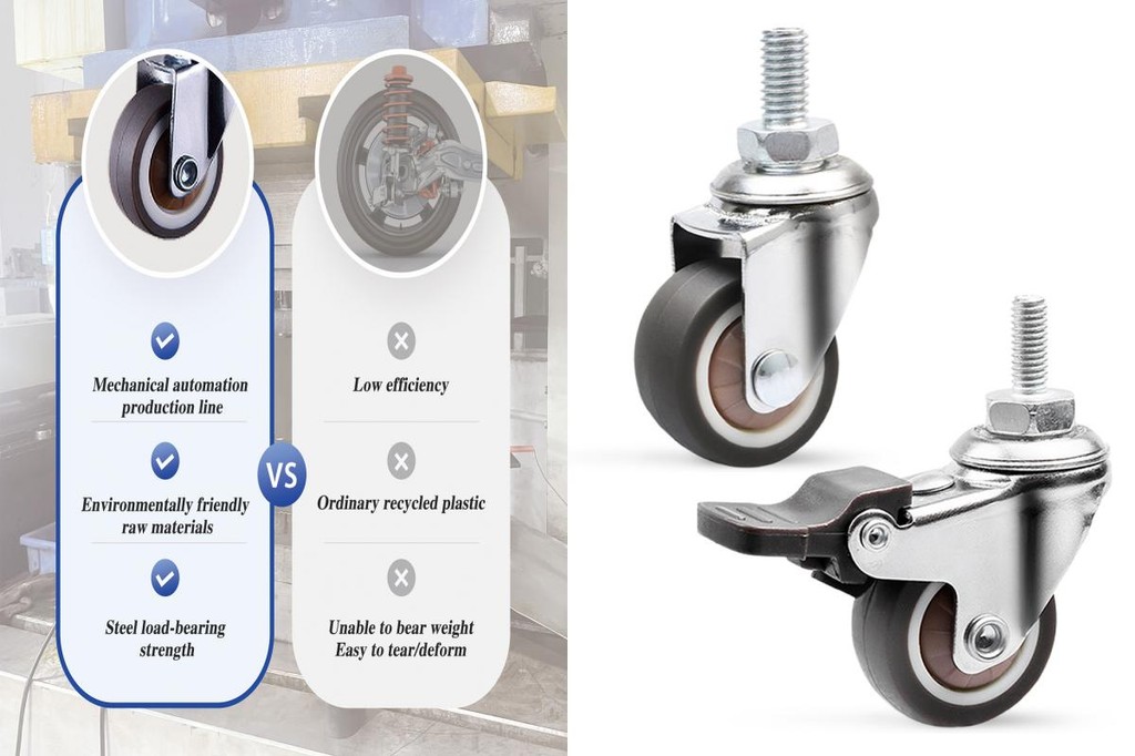 canaan| Swivel Caster with Precision Ball Bearings Flexible 360-degree ...