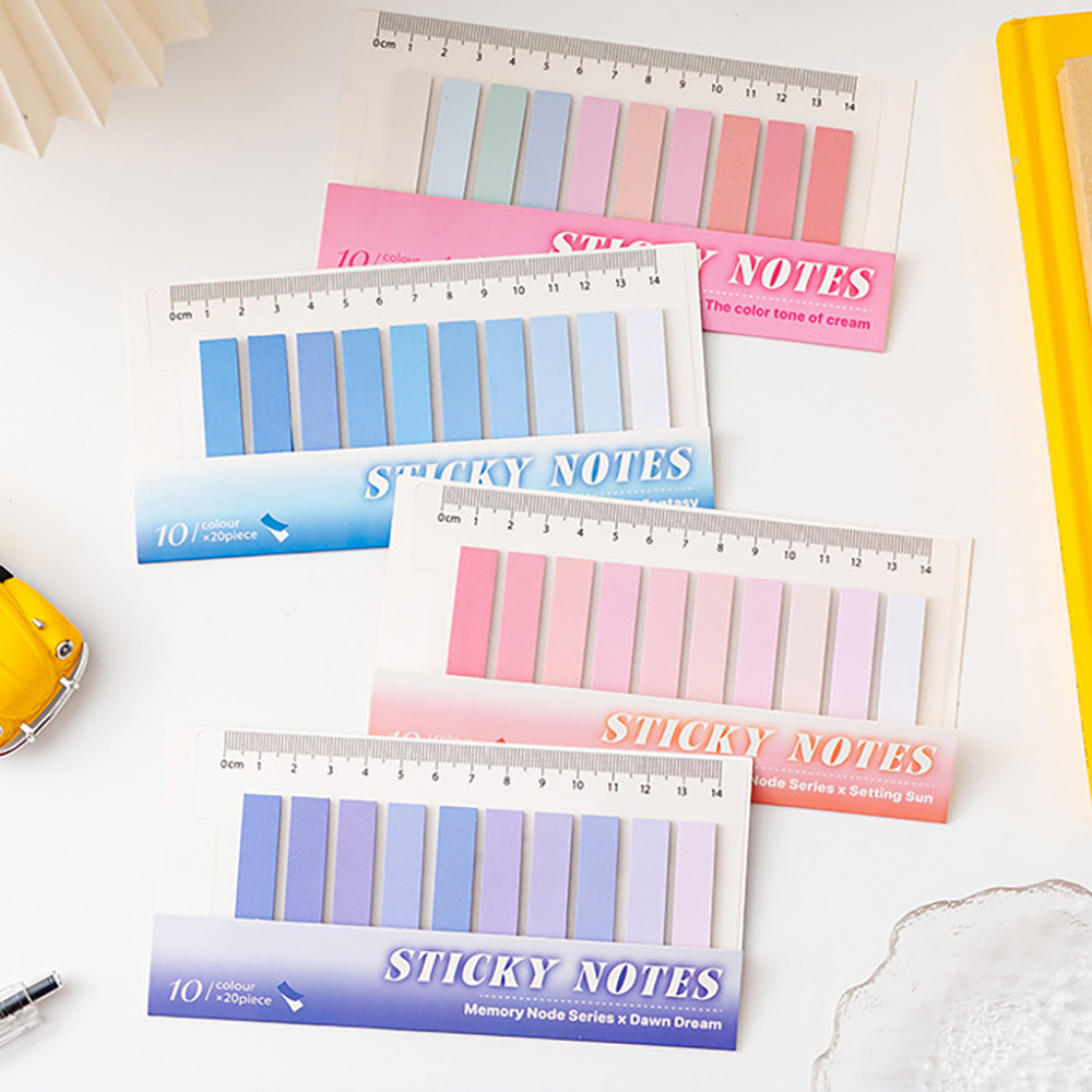 200 Sheets Colored Index Stickers Writable Markers Stickers with Loose ...