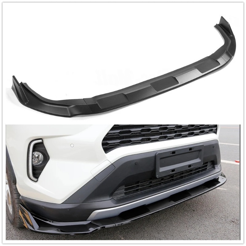 Car Front Bumper Spoiler Lip Lower Body Kit Splitter Chin Blade Plate ...