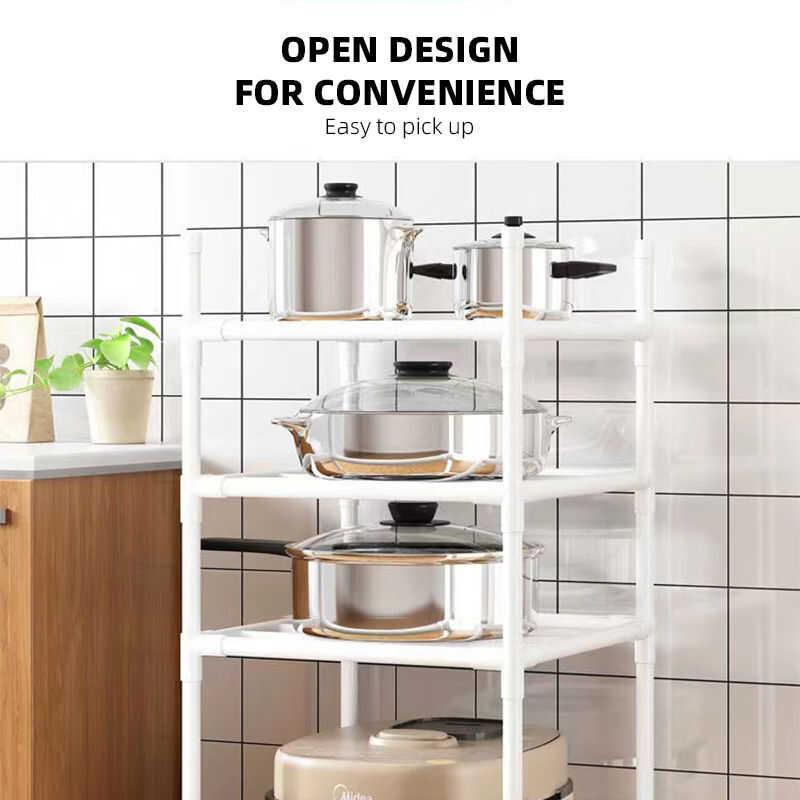 LY Kitchen Racks Organizer Storage Cabinet Shees Metal Merchandising ...